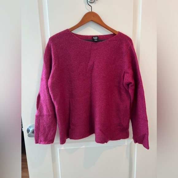 Eileen Fisher Kid Mohair Cropped Sweater - Picture 16 of 16